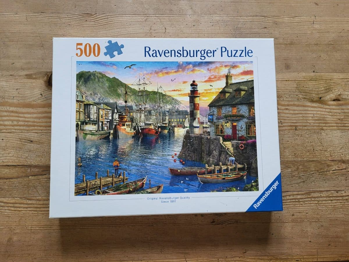 Soloppgang ved havnen