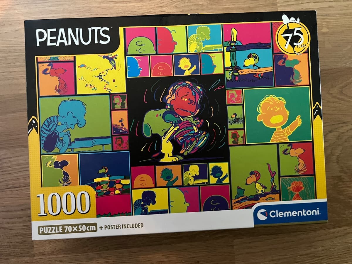 Peanuts 75 år – Pop Art Collage