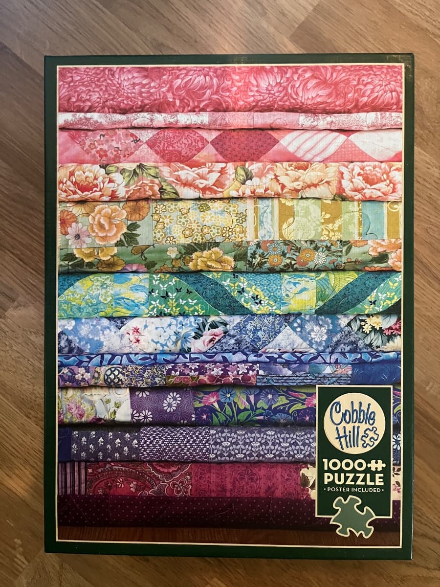 Stablede quiltstoffer i regnbuefarger